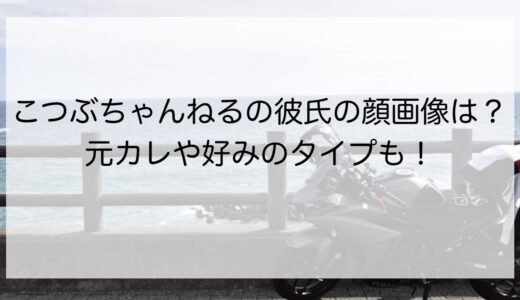 こつぶちゃんねるの彼氏の顔画像は？元カレや好みのタイプも！